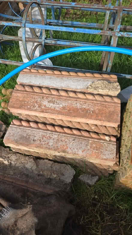 Photo of free red brick edging stones (Aldeburgh IP15) #2