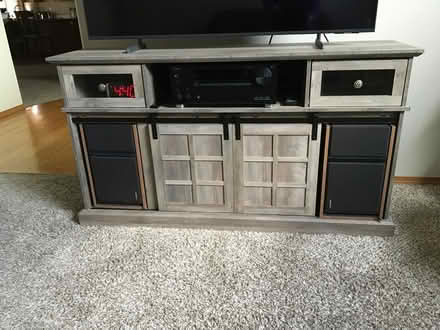 Photo of free Loveseat & Media Cabinet (Central Point) #3