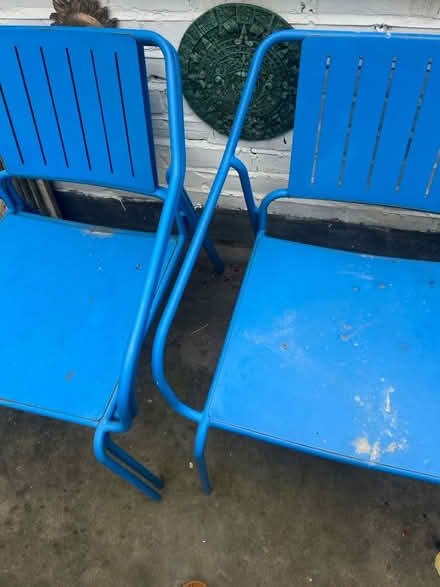 Photo of free Garden chairs x 2 (Battersea SW11) #1