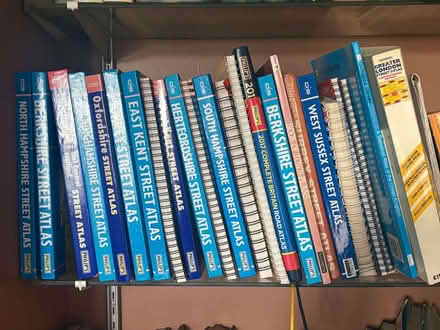 Photo of free Large selection of Ordnance Survey county street atlases (Finchampstead RG40) #1