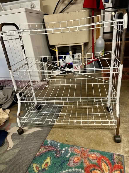 Photo of free Wire 4 shelf cart (Lawrence and Pruneridge) #2