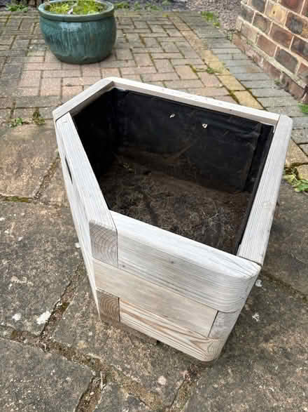 Photo of free Wooden corner planter (West Winch PE33) #2