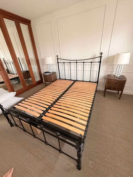 Photo of free Double Bed Frame – Good Condition (Wandsworth Common SW18) #2