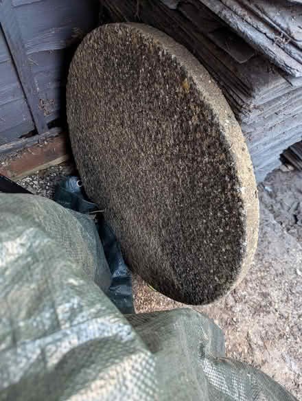 Photo of free Circular concrete paving slab (North Herts SG4) #1
