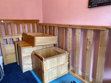 Photo of free Pine single bed frame (Jericho OX2) #1