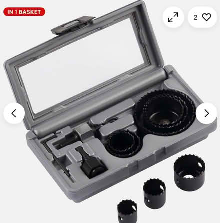 Photo of wood hole saw set (Alcester Lanes End B14) #1