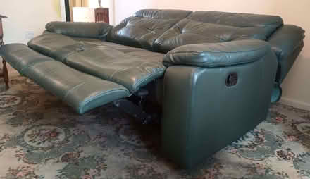Photo of free leather sofa/sofabed (Caversham RG4) #2