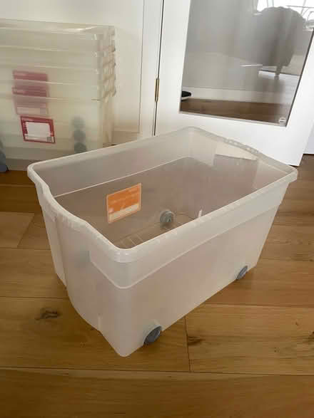 Photo of free Plastic wheeled containers plastic with lids (Crouch End N6) #1