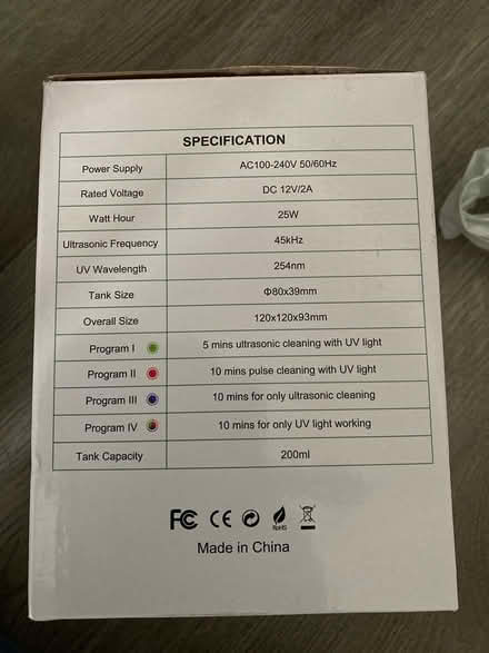 Photo of free Retainer cleaning machine (Mountnessing CM15) #2