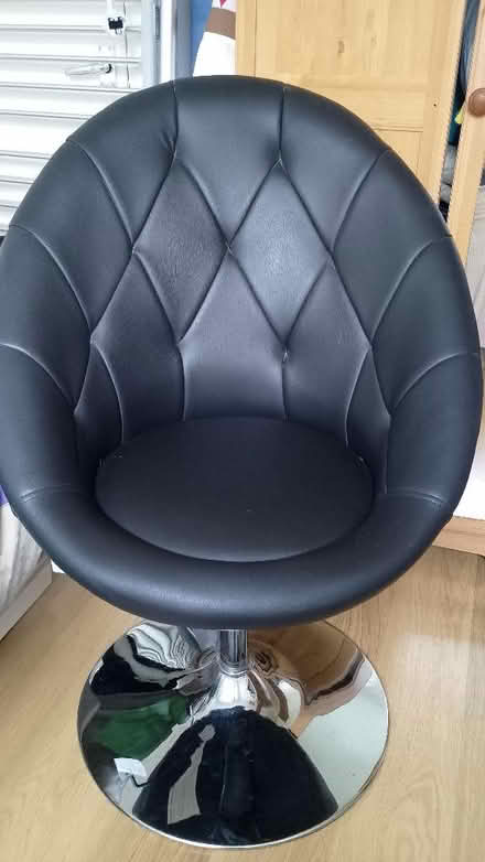 Photo of free Faux leather egg shaped chair (Bishop's Stortford CM23) #1