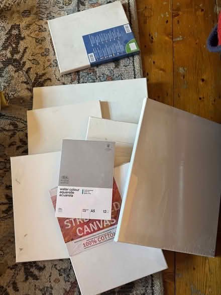 Photo of free Blank canvases & watercolour pad (Rathgar) #1