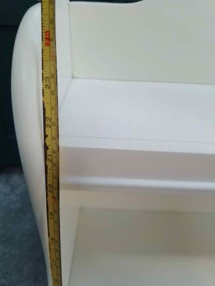 Photo of free Small white bookcase/shelf (Southwater) #4