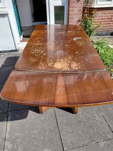 Photo of free Mid-century dining table (Churchtown. Dublin 14.) #1