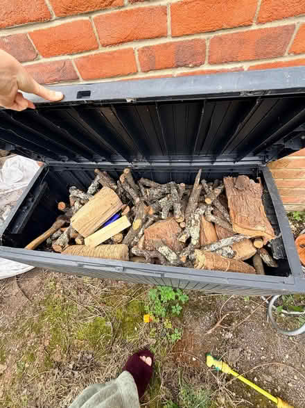 Photo of free Large garden box full of dried wood (Cowplain PO8) #2