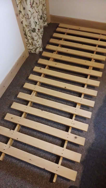 Photo of free Futon bed base (wooden slats) (Marsden HD7) #1