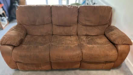 Photo of free Three-seat mechanical recliner sofa (Saltdean) #4