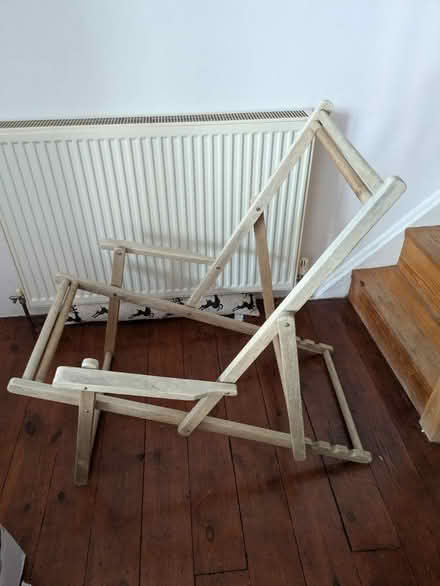 Photo of free Deck chair frame with arms (Brighton BN2 9xp) #2