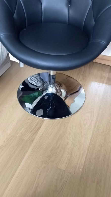 Photo of free Faux leather egg shaped chair (Bishop's Stortford CM23) #4