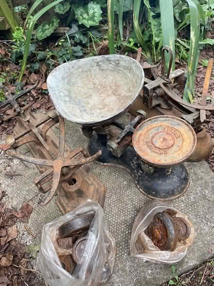 Photo of free 3 Cast Iron Weighing Scales (ME13) #2