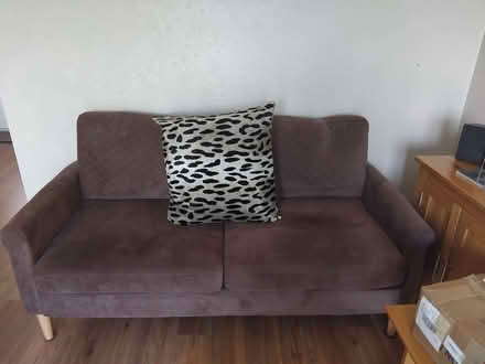 Photo of free Brown sofa and 2 chairs (Morecambe LA4) #2