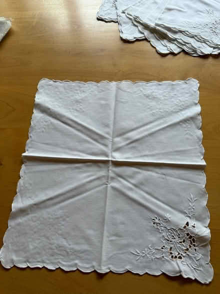 Photo of free Lovely cut-work napkins (Mill Valley) #2