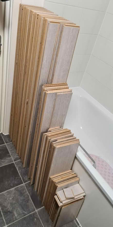 Photo of free Grey wood flooring (Bishops Stortford) #1