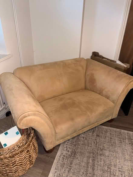 Photo of free Suede Mustard Cuddle Chair (CT2) #2