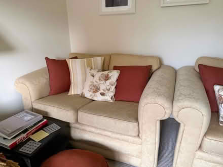 Photo of free Two scroll-arm, two-seater sofa’s (Dromore, BT25) #4