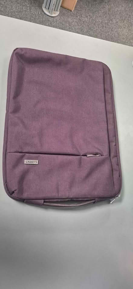 Photo of free Purple laptop bag with pockets (Kempston) #1