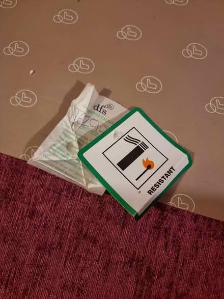 Photo of free 2 Seater Dark Pink Sofa (RG42 1PZ) #2