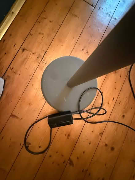 Photo of free Grey uplighter broken glass shade (Salford M30) #4