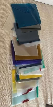 Photo of free plastic wallets (n >70) and punched pockets (>100) (Brickhill MK41) #2