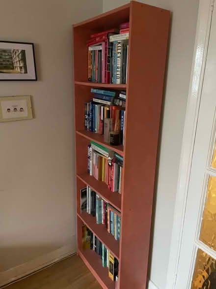 Photo of free Peach coloured Billy bookcase (Walthamstow E17) #2