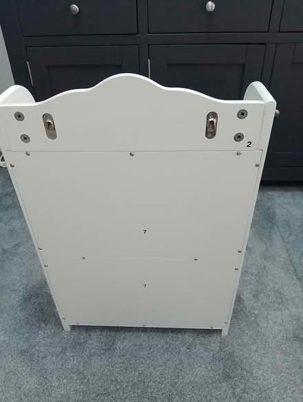 Photo of free Small white bookcase/shelf (Southwater) #2