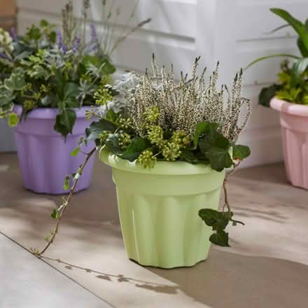 Photo of Colourful, sturdy flower pots (TN23) #2