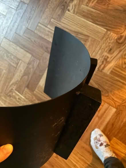 Photo of free Black metal log holder (Kings Heath Birmingham B14) #2