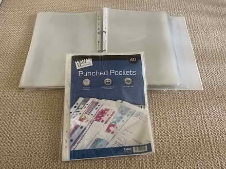Photo of free plastic wallets (n >70) and punched pockets (>100) (Brickhill MK41) #1