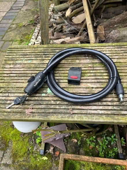 Photo of free Heavy Duty Motorbike Security Cable (Ellastone DE6) #1