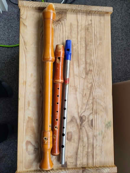 Photo of free Descant recorder, treble recorder and a tin whistle (Hollingdean BN1) #1
