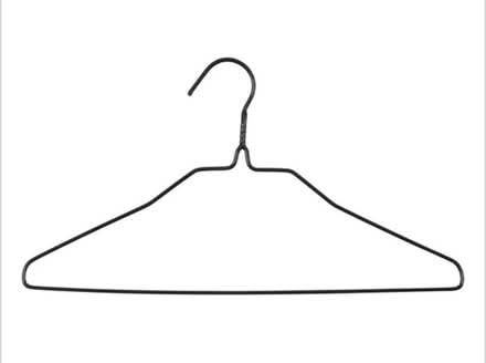 Photo of Wire coat hangers (dry cleaning type) (Weston Underwood DE6) #1