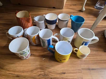 Photo of free Assorted selection of mugs and a jug (Northcote Road SW11) #1