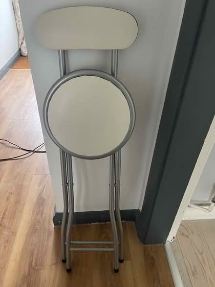 Photo of free Cream foldable stool/chair (Oxford OX4) #2