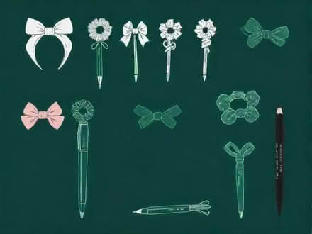 Photo of Colour ink pens, Eyebrow pencils, Scrunchies, Hairbands, etc (Kettering NN16) #1