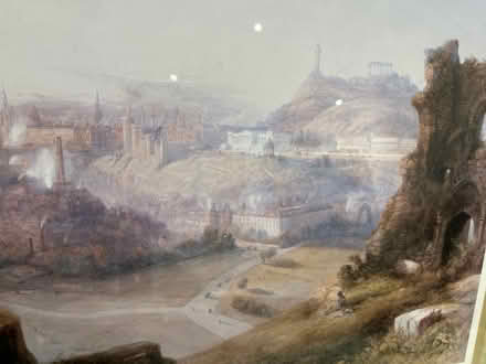 Photo of free classic art view of carlton hill from aurturs seat (Gorgie EH11) #2