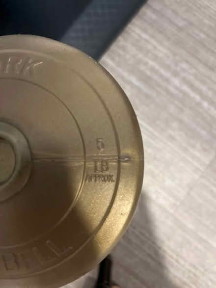 Photo of free 2 York 5lb weights (Golden Triangle) #2