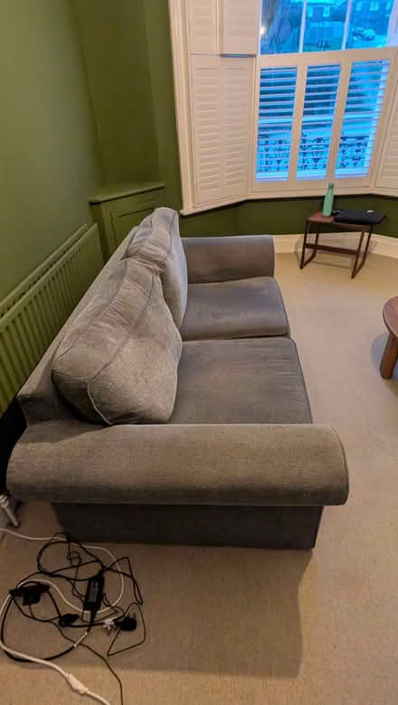 Photo of free 3 seater sofa - grey (Stanstead Abbotts SG12) #4