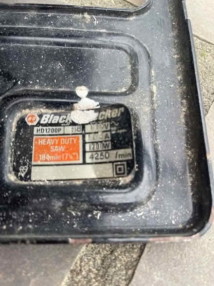 Photo of free Circular Saw 190mm Blade 110 volt (Sheringham NR26) #3