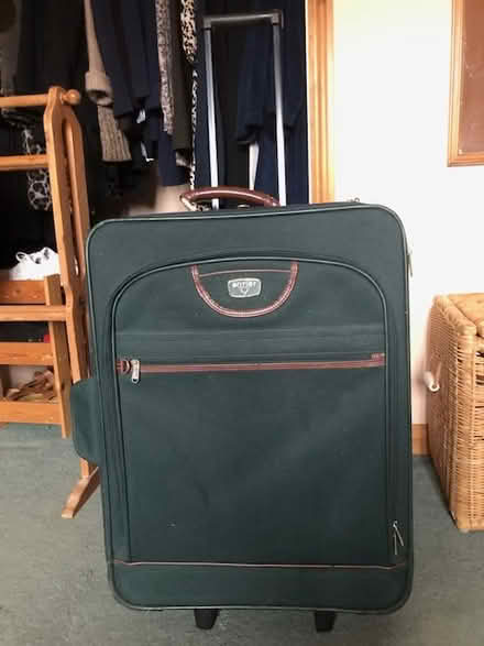 Photo of free Antler Green/tan wheeled suitcase (CV22 - near centre of Rugby) #1