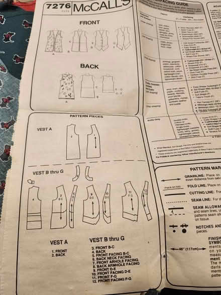 Photo of free Vintage McCalls Vest Patterns (Ambler) #3
