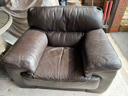 Photo of free Leather Armchair (Stretton WA4) #1